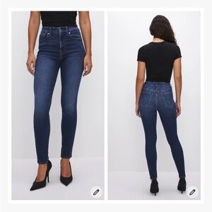 Good American Always Fits Good Legs Dark Blue Skinny Jeans Size 14-18
